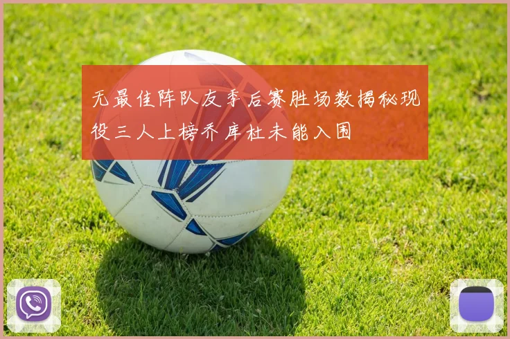无最佳阵队友季后赛胜场数揭秘现役三人上榜乔库杜未能入围
